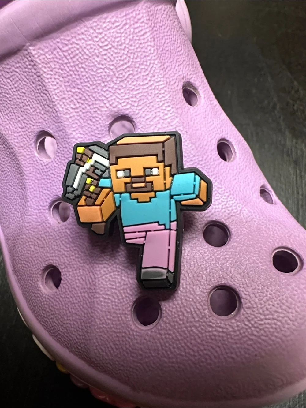 Minecraft Steve Jibbitz Shoe Charm